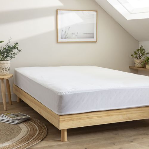 Protège-matelas En Coton Bio Bonnet 27-30 Cm - Imperméable, Silencieux, Taille 70x190 Cm - 14