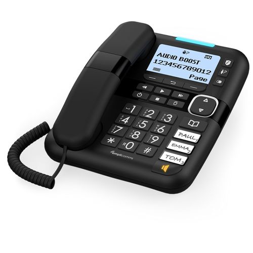 Téléphone Fixe Filaire Amplicomms 1580 Combo