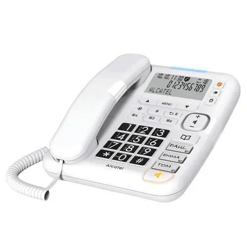 Téléphone Filaire 1 Combiné Tmax70blanc
