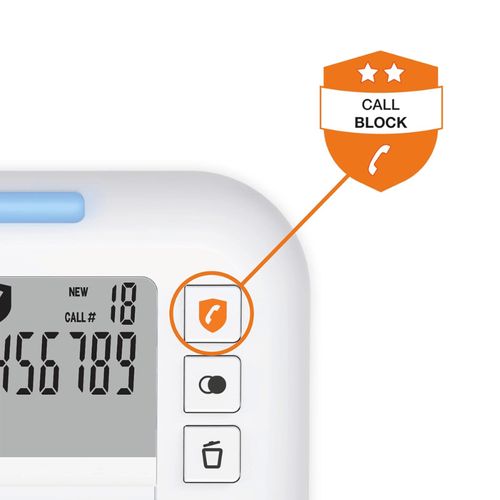 Téléphone Filaire 1 Combiné Tmax70blanc