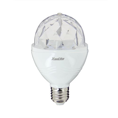 Ampoule LED RGB motorisée DISCO E27 3,2w vue 3/4
