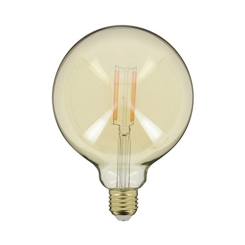 Ampoule LED vintage Globe E27 Ambrée vue 3/4