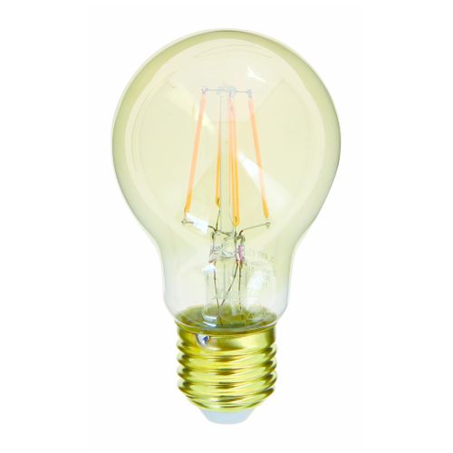 Ampoule standard A60 LED Ambre vue de face