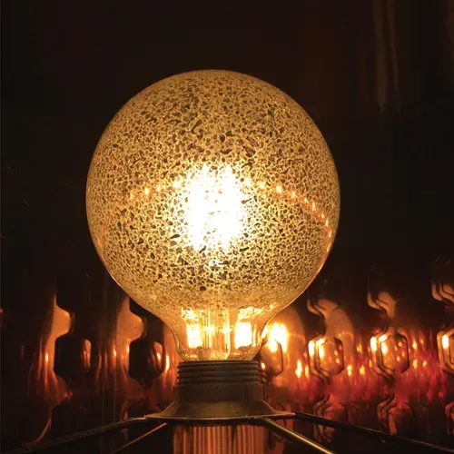 Ampoule déco antique LED 4W équiv 24W 240lm E27 Blanc vue d'ambiance 1