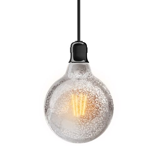 Ampoule déco antique LED 4W équiv 24W 240lm E27 Blanc vue 3/4