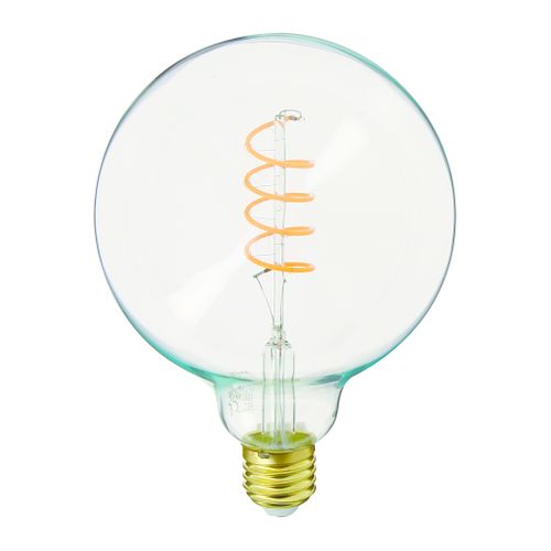 Ampoule déco globe LED 3W équiv 28W 300lm E27 Transparent vue de face