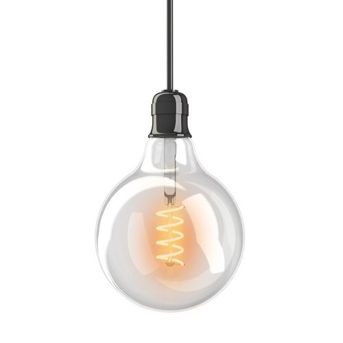 Ampoule déco globe LED 3W équiv 28W 300lm E27 Transparent