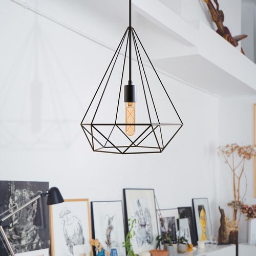 Ampoule déco tube LED 4W équiv 30W 323lm E27 Transparent