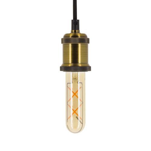 Ampoule déco tube LED 4W équiv 30W 323lm E27 Transparent