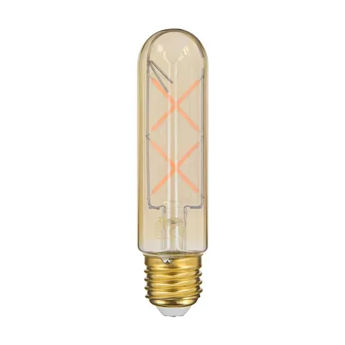 Ampoule déco tube LED 4W équiv 30W 323lm E27 Transparent vue de face