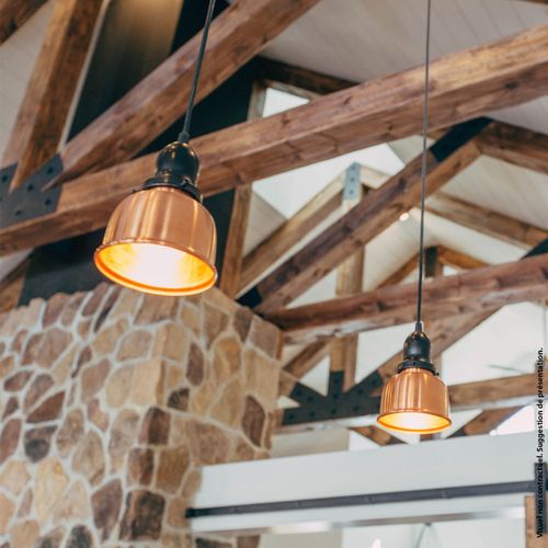 Ampoule Led standard E27 100  Blanc chaud vue détaillée