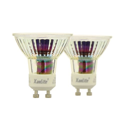 Lot 2 ampoules LED GU10 Spot  Blanc froid vue 3/4