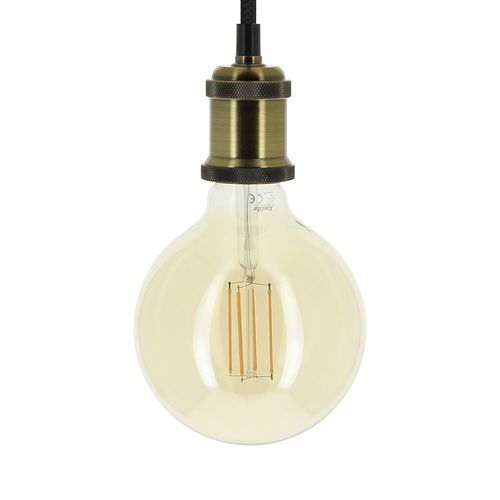 Ampoule LED filament E27 50W  Ambrée vue 3/4