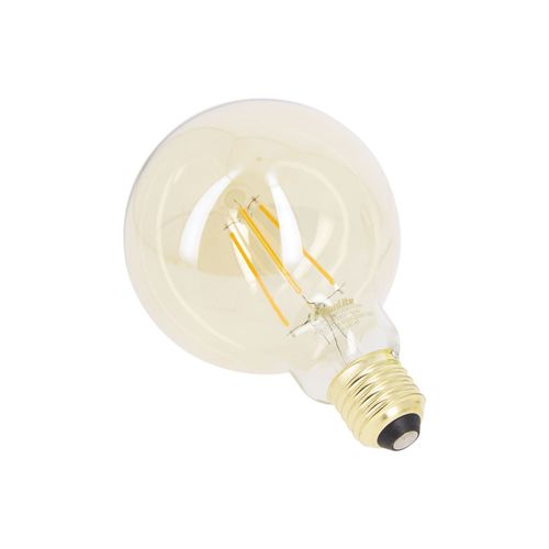 Lot 2 ampoules LED Globe E27 XANLITE DECO Verre ambré vue accessoires