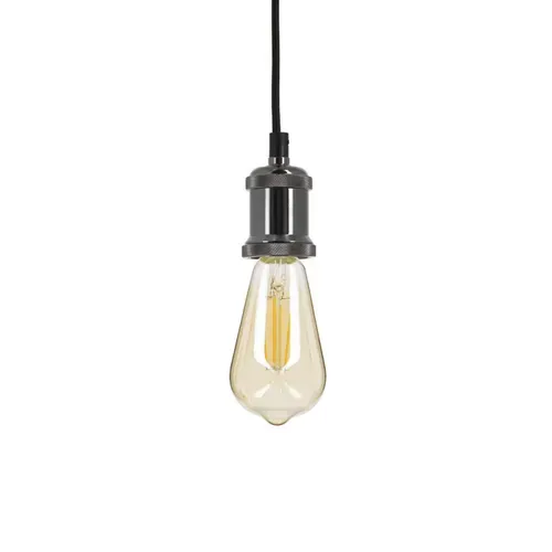 Lot 2 ampoules LED Edison E27 XANLITE DECO Verre ambré vue d'ambiance 1
