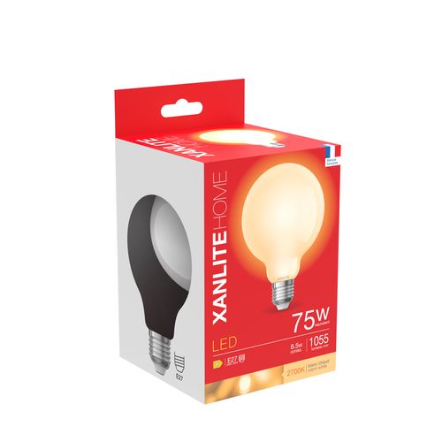 Ampoule Led B95 E27 75W  Blanc chaud