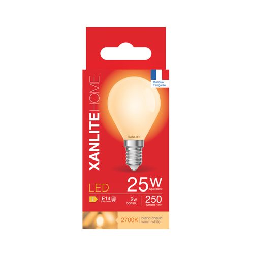 Ampoule LED Globe E14 Bland chaud