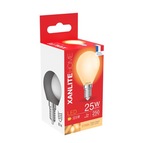 Ampoule LED Globe E14  Bland chaud