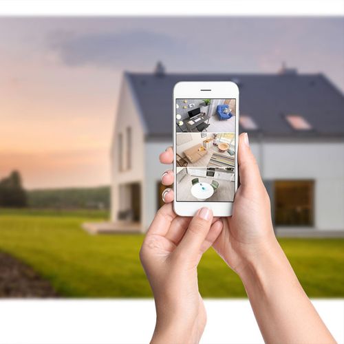 Caméra Connectée Orientable Kozii Full HD 1080p Avec Détecteur De Mouvement Ip54