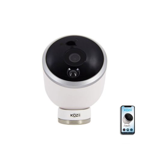 Caméra Connectée Orientable Kozii Full HD 1080p Avec Détecteur De Mouvement Ip54