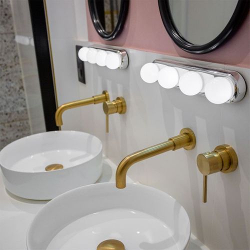 éclairage De Miroir à Piles (incluses) - 200 Lumens - Blanc Neutre