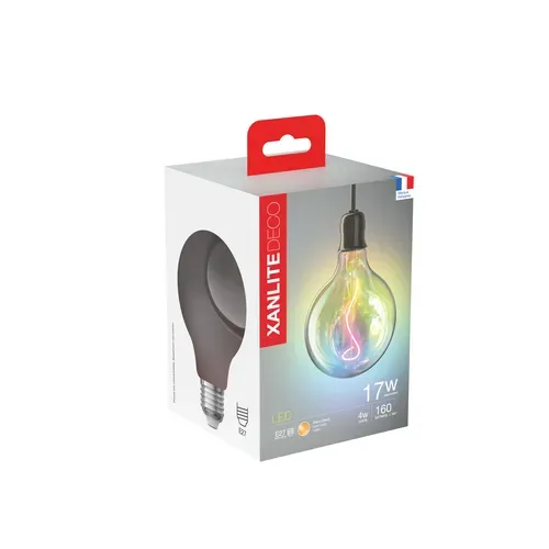 Ampoule LED Licorne E27 Globe  Blanc chaud