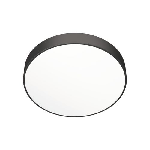 Plafonnier LED CCT IP44 Ø34 cm  Noir