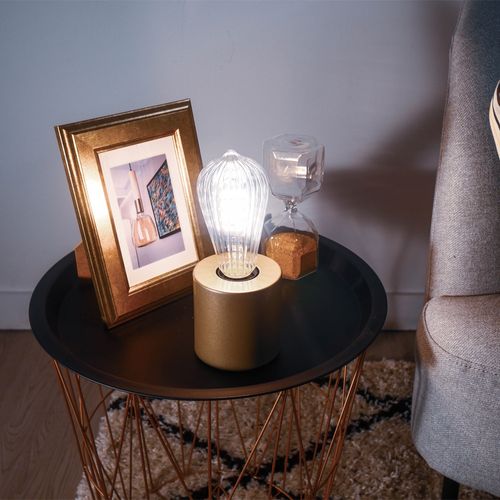 Ampoule LED Striée Edison E27  Blanc chaud