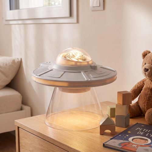 Veilleuse enceinte LED 24 cm SPACELITE Grise