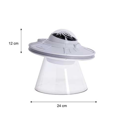 Veilleuse enceinte LED 24 cm SPACELITE Grise