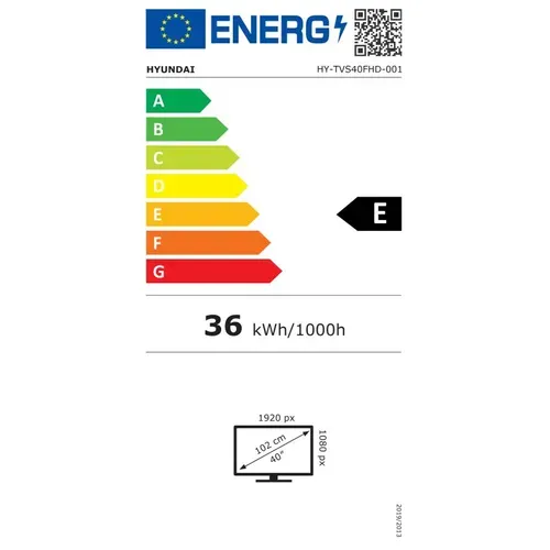 Téléviseur LED Smart 40'' (100 cm) Full HD Netflix Youtube Primevideo