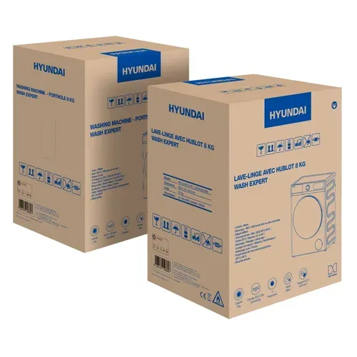Lave-linge Hublot - 8kg - 1200 Trs/min - HY-LLG80A2-001