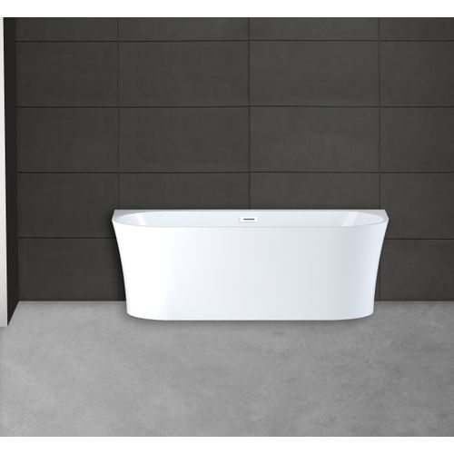 Baignoire Semi-îlot Murale Ruby 170x80 Cm
