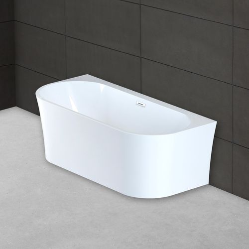 Baignoire Semi-îlot Murale Ruby 170x80 Cm