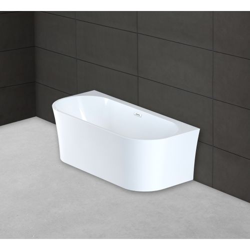 Baignoire Semi-îlot Murale Ruby 170x80 Cm