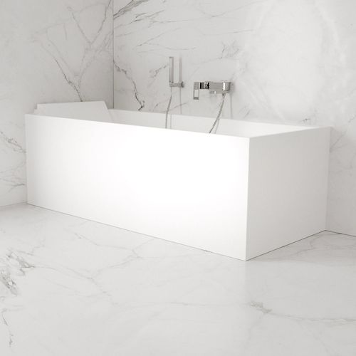 Baignoire Ilot Quantum 170 Gauche Blanche L170 X L75 X H58 Cm