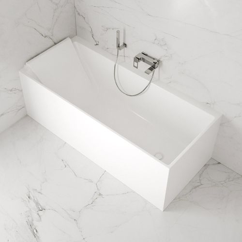 Baignoire Ilot Quantum 170 Gauche Blanche L170 X L75 X H58 Cm