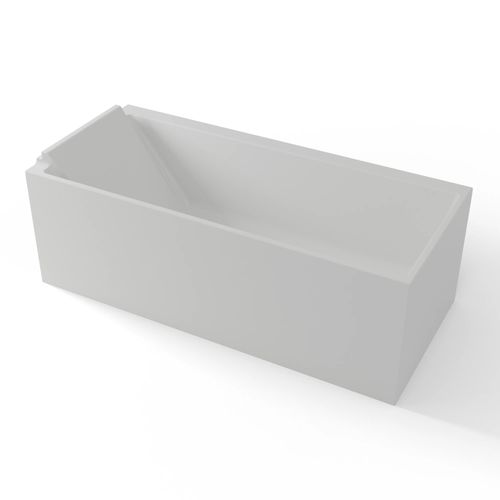 Baignoire Ilot Quantum 170 Gauche Blanche L170 X L75 X H58 Cm