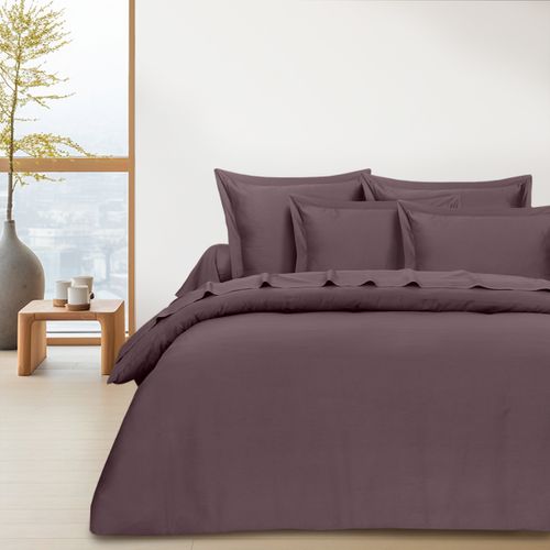 Parure De Lit  2 Personnes  200x200 Cm  Satin De Coton Sureau