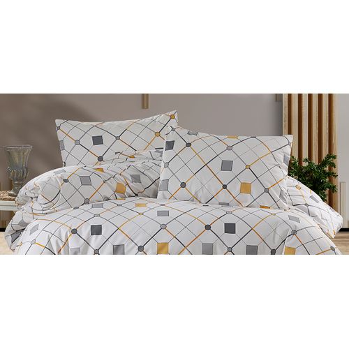Parure De Lit  2 Personnes  200x200 Cm Coton Imprimé