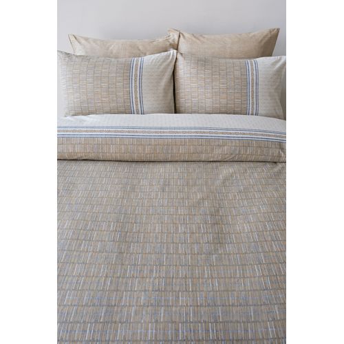 Parure De Lit 2 Personnes 200x200 Cm Coton Imprimé