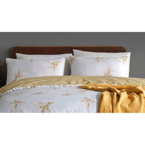 Parure Housse De Couette Et Taies D'oreiller 200x200 Cm Coton Imprimé