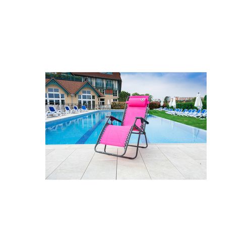 Fauteuil Relax De Jardin - O'colors - Multi Positions - Rose