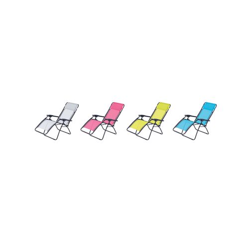 Fauteuil Relax De Jardin - O'colors - Multi Positions - Rose