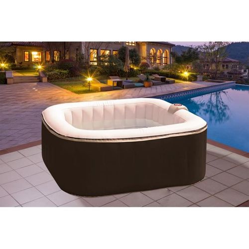 Spa Gonflable Carré Laminé - 6 Personnes - 1, 85 X H 0, 65 M