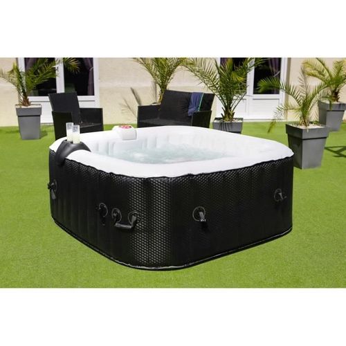 Spa Gonflable Carré Laminé - 6 Personnes - 1, 85 X H 0, 65 M
