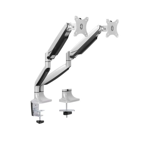 Support De Bureau Full Motion Pour 2 écrans PC 13"-32"
