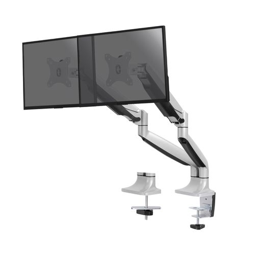 Support De Bureau Full Motion Pour 2 écrans PC 13"-32"