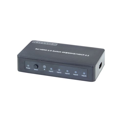 Switch 5 Entrées- 1 Sortie, HDMI2.0 Hdcp2.2, 4k60hz