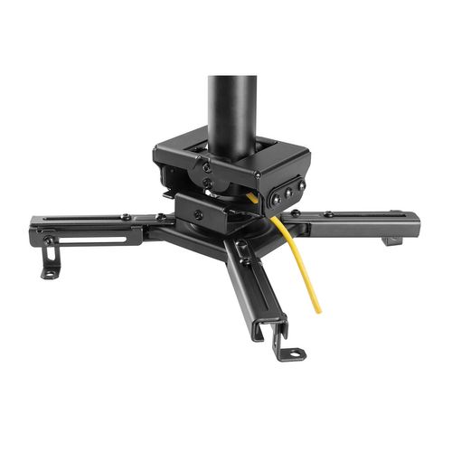 Support Plafond Vidéoprojecteur, Hauteur 75-115cm, Noir